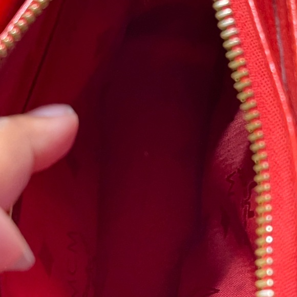 MCM Red Leather Hand bag - Picture 5 of 6